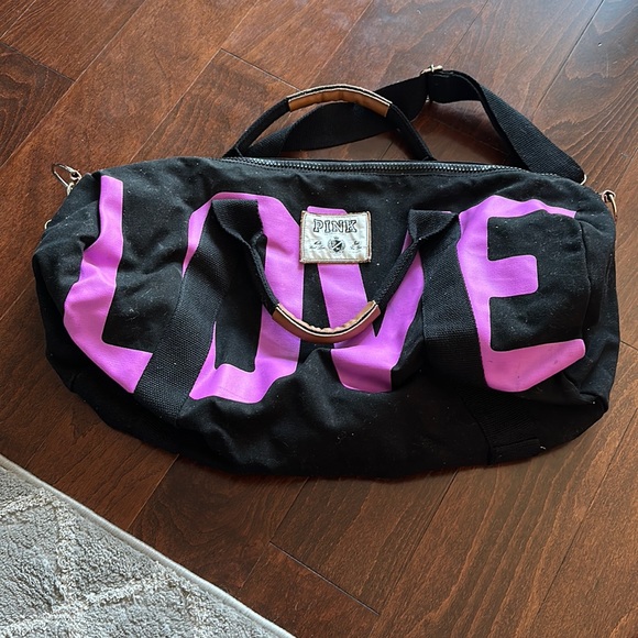 PINK Victoria's Secret Bags Victorias Secret Pink Duffel Bag Poshmark